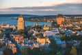 Scenic view of the beautiful cityscape of Quebec, Canada during daytime