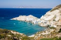 Scenic view of beautiful fishermen village Fyropotamos in Greece