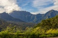 Scenic view of the beautiful Hanalei Valley, Kauai Island Royalty Free Stock Photo