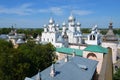 View from bell tower of Rostov Kremlin Russia Royalty Free Stock Photo