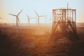 Scenic view of Beringen coal mine series limburg Belgium Royalty Free Stock Photo