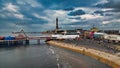 Scenic View of Blackpool Pier and Tower Royalty Free Stock Photo