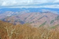 Scenic View from the Blue Ridge Parkway near Waynesboro, Virginia Royalty Free Stock Photo