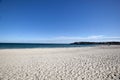 Scenic view of Bondi beach against blue sky, Sydney, Australia Royalty Free Stock Photo