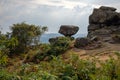 Scenic view of Brimham Rocks Royalty Free Stock Photo