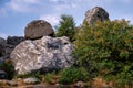 Scenic view of Brimham Rocks Royalty Free Stock Photo