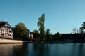 Scenic view of Bromberg city along the River Brahe