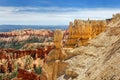 Scenic view in Bryce Canyon National Park in Utah, USA, on summer day Royalty Free Stock Photo