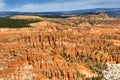 Scenic view in Bryce Canyon National Park in Utah, USA, on summer day Royalty Free Stock Photo