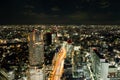 scenic view buildings street transportation cityscape at shibuya tokyo japan with beautiful light night