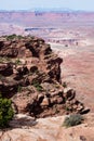 Scenic view from Candlestick Tower Overlook in Canyonlands National Park Royalty Free Stock Photo