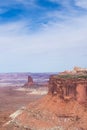 Scenic view from Candlestick Tower Overlook in Canyonlands National Park Royalty Free Stock Photo