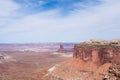 Scenic view from Candlestick Tower Overlook in Canyonlands National Park Royalty Free Stock Photo