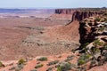 Scenic view from Candlestick Tower Overlook in Canyonlands National Park Royalty Free Stock Photo