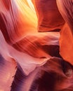 Scenic view at Canyon Antelope near Page, Arizona USA Royalty Free Stock Photo