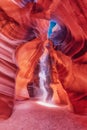 Scenic view at Canyon Antelope near Page, Arizona USA Royalty Free Stock Photo