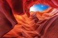 Scenic view at Canyon Antelope near Page, Arizona USA Royalty Free Stock Photo