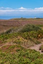 Scenic view of Cape Frehel in Brittany, Northwestern of France