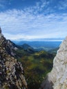 Scenic view of Carinthia or Karnten region in Austria