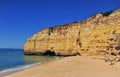 Scenic view of Carvoeiro beach, Portugal