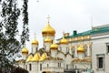 Scenic view of Cathedral of the Annunciation, Moscow, Russia on a cloudy day