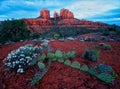 Scenic view of the Cathedral Rock, Arizona. Royalty Free Stock Photo