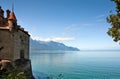 Chillon castle and Lac Leman, Montreux - Switzerland