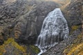 Scenic view of the Chiranbashi-Su Waterfall cascade