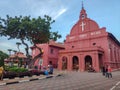 Malacca,Malaysia - June 24 2019: Scenic view of the Christ Church Malacca and Dutch Square,people can seen exploring around the it Royalty Free Stock Photo