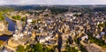 Scenic view of the city of Lannion in the Brittany region Royalty Free Stock Photo