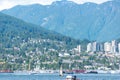 Scenic view of the city of Vancouver and the beautiful mountains that surround it