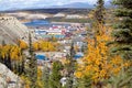 View From Above Whitehorse, Yukon Territories, Canada Royalty Free Stock Photo