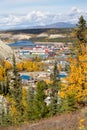 View From Above Whitehorse, Yukon Territories, Canada Royalty Free Stock Photo