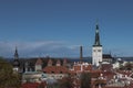 Scenic view of the cityscape of Tallin, Estonia Royalty Free Stock Photo
