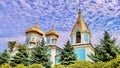 Scenic view of the Ciuflea Monastery in Moldova. Royalty Free Stock Photo