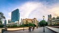 Scenic view of Clarke Quay Central, Paradox Singapore and Riverside Point Royalty Free Stock Photo