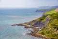 Scenic view of Cliffs on the Jurassic Coast Royalty Free Stock Photo