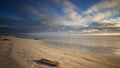 Cloudscape over beach Royalty Free Stock Photo