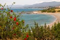 Scenic view at the coastline of Kiotari on Rhodes island, Greece