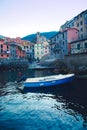 Scenic view of colorful village Tellaro.