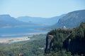 Scenic view at Columbia river Gorge, Oregon. Royalty Free Stock Photo