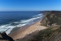 Scenic view of the Cordoama Beach Praia da Cordoama near Vila do Bispo, in Algarve Royalty Free Stock Photo