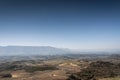 Scenic view of countryside and hills near lalibela ethiopia