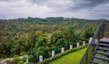 The scenic hilly courtyard of view!