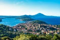 Scenic view of the croatian losinj islands in the kvarner gulf daytime Royalty Free Stock Photo