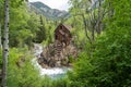 Scenic view of Crystal Mill, Colorado, USA Royalty Free Stock Photo