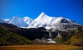 Scenic view at Daocheng, Yading, Yunnan, China Royalty Free Stock Photo