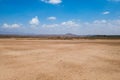 Scenic view of desert landscape in Loiyangalani District in Turkana County, Kenya
