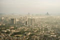 Scenic View of Downtown Seoul During Sunset