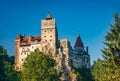 Scenic view of Dracula Bran medieval castle, Bran town, Transylvania regio, Romania Royalty Free Stock Photo